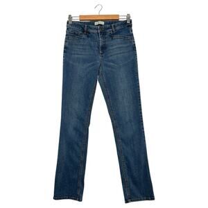 J Jill Denim Jeans Womens 6 Blue Smooth Fit Straight Leg Medium Wash Mid Rise